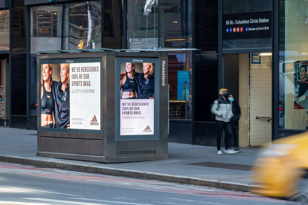 Adidas NY Digital Newsstand