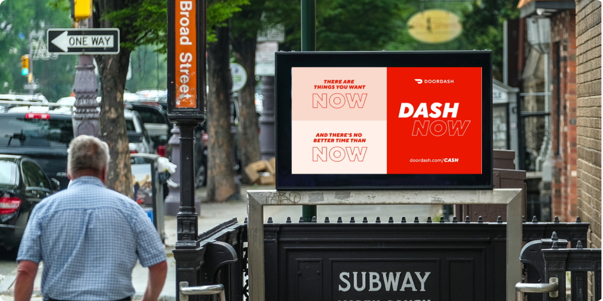 doordash - dooh campaign