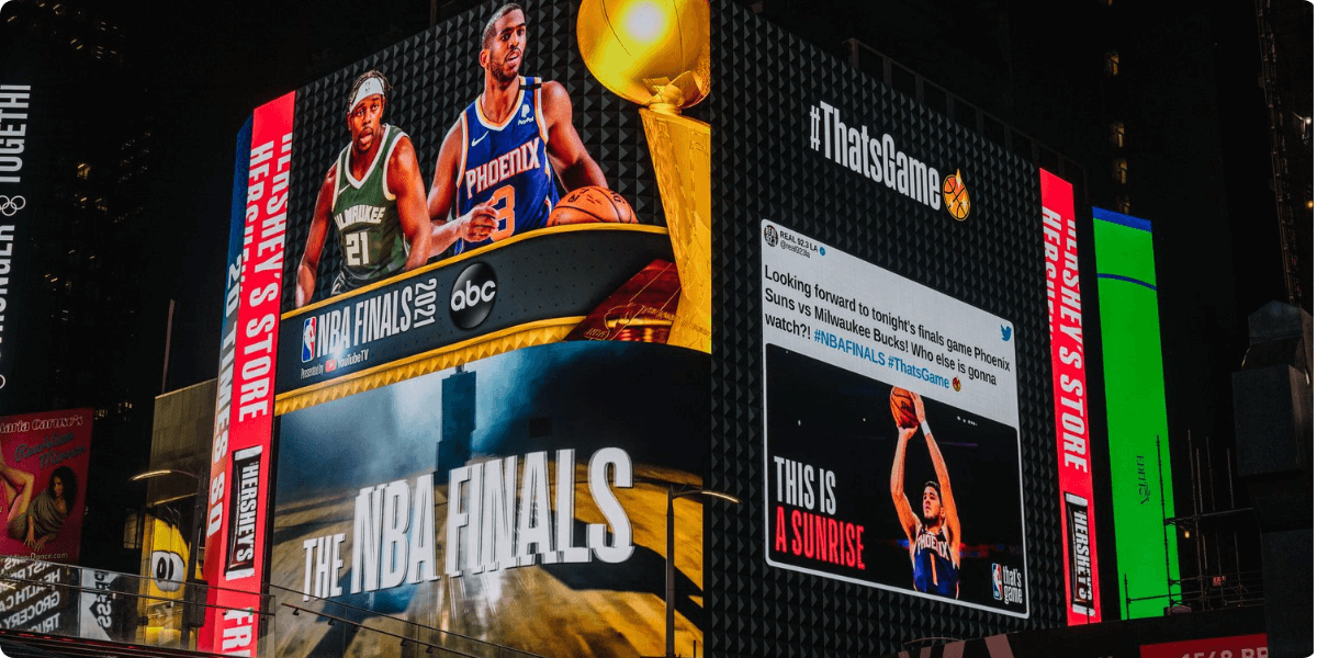 the nba - dooh campaign