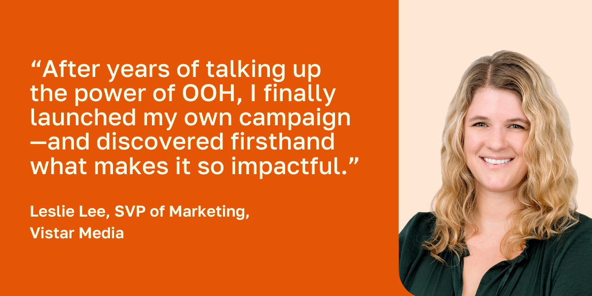 Confessions of an OOH marketer: I’d never run OOH until now