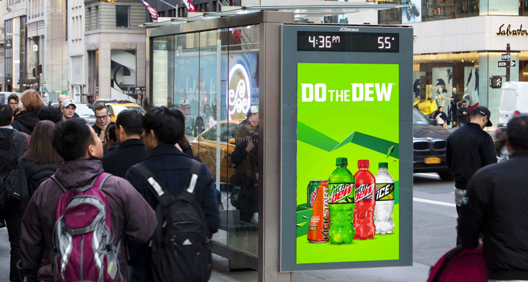 Mountain Dew DOOH Advertisement