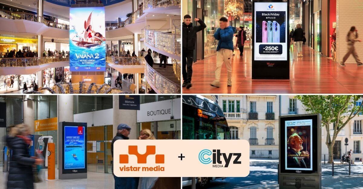 Cityz Media expands programmatic DOOH with Vistar Media partnership