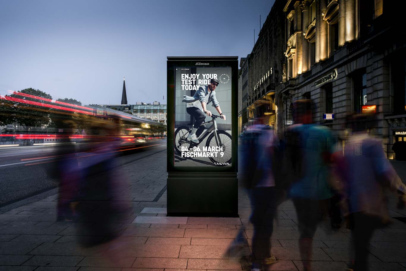 Canyon bicycles targets commuters on the go with DOOH in Germany