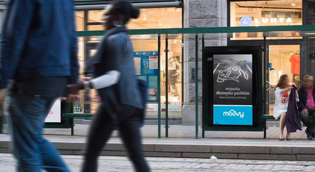 Programmatic OOH Campaign Simplifies Parking with Moovy in Helsinki